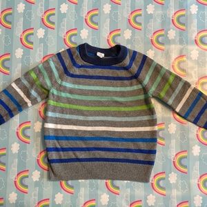 Baby GAP 3 years sweater boy gray with blue stripes